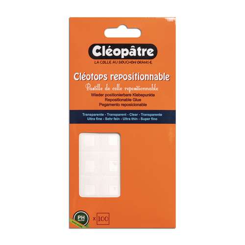Cléopâtre - Cléotops, Punti adesivi rimovibili 