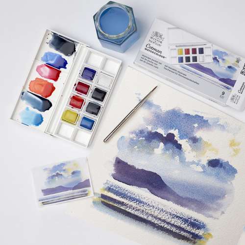 WINSOR & NEWTON Cotman pigmento per pittura ad acquerello solido  8/12/24/36/45 colori forniture per il disegno - AliExpress