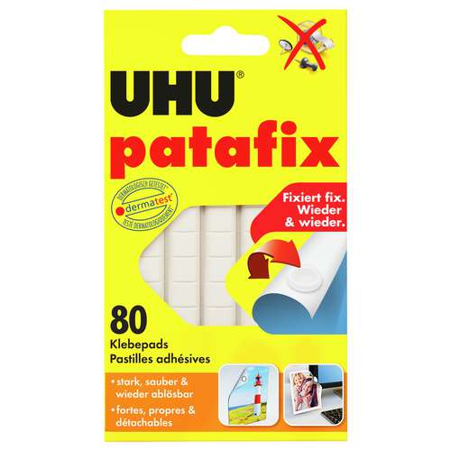 Uhu - Patafix, Pad adesivi bianchi 