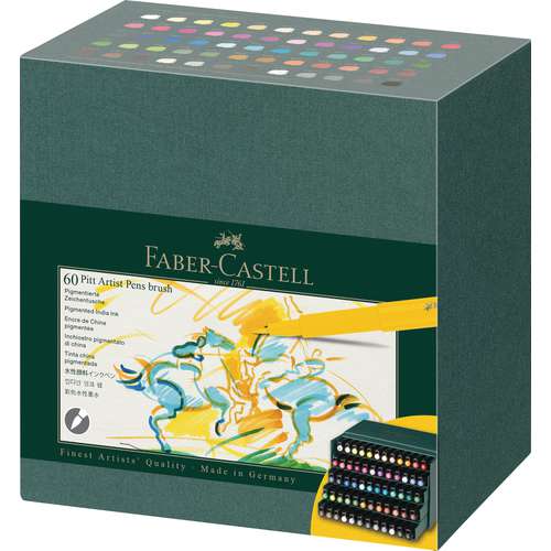 Faber-Castell - Pitt Artist Pen Brush, set per atelier 