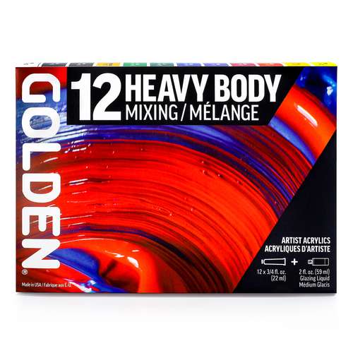 Golden - Heavy Body, Set Mixing di colori acrilici 