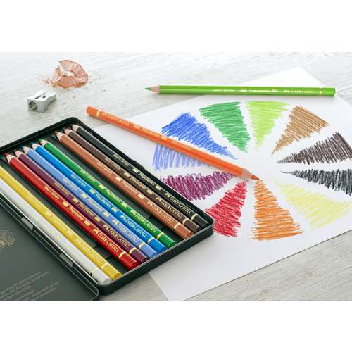 Faber-Castell Polychromos, Atelierbox, con matite colorate per artisti