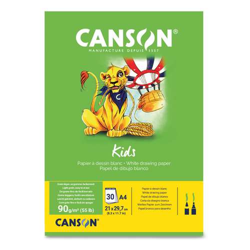 Canson - Kids, Blocco creativo di carta da disegno 