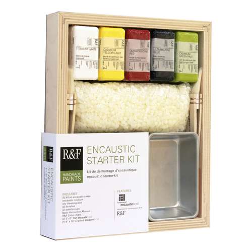 R&F - Handmade Paints, Set introduttivo di colori per encausto 