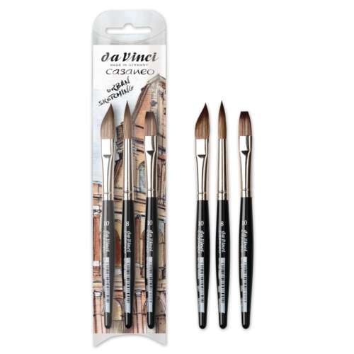 Da Vinci - Serie 5392, Casaneo XS, Set di mini pennelli per acquerello 