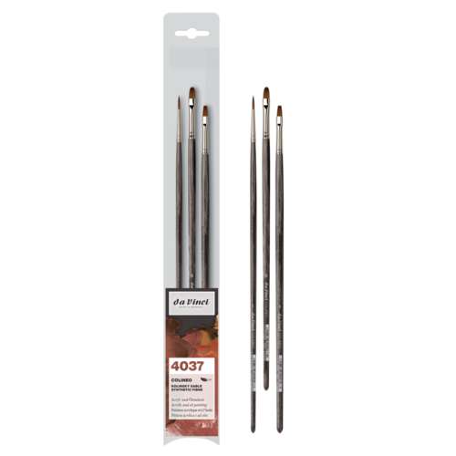 Da Vinci - Serie 4037, Colineo, Set di pennelli per olio e acrilico 