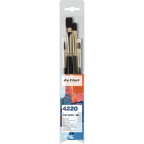 Da Vinci - Serie 4220 Top-Acryl, fibra sintetica, set 