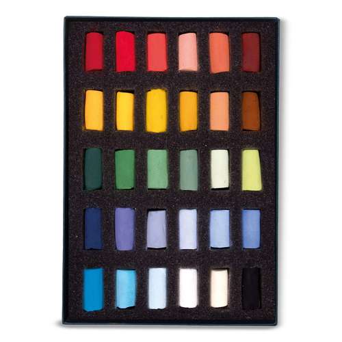 Unison - Pastelli soft, Set da 30 mezzi pastelli 