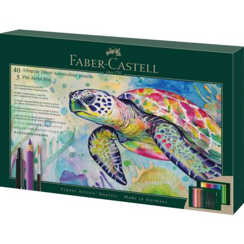 Faber-Castell - Albrecht Dürer & Pitt Artist Pen, Set regalo con 46 pezzi 