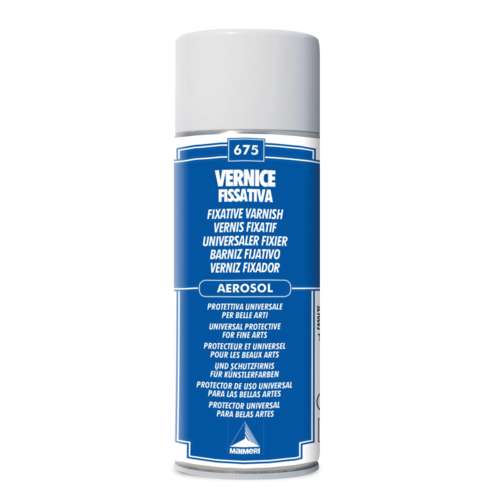 Maimeri - Vernice fissativa universale 675, Spray da 400 ml 