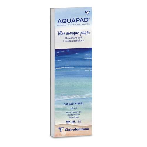Clairefontaine - Aquapad, Blocco per acquerello formato segnalibro 
