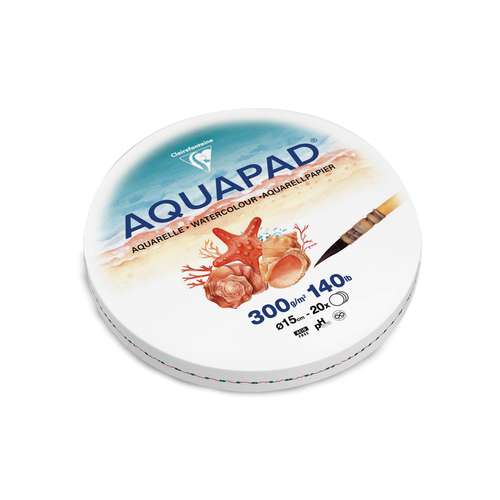 Clairefontaine - Aquapad, Blocco per acquerello, tondo 