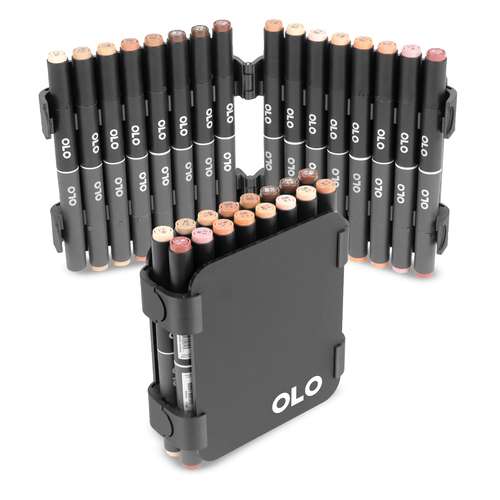 OLO - Premium Marker Carry Case, Set piccoli (6)