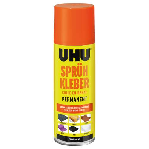 Uhu - Colla spray trasparente e permanente 